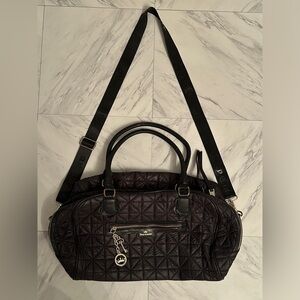 Juicy Couture quilted nylon duffel purse